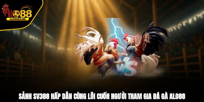 Sảnh SV388 hấp dẫn cùng lôi cuốn người tham gia đá gà ALO88